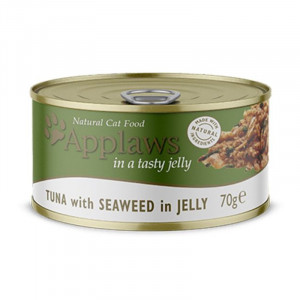 Applaws Cat Tuna Seaweed konservi kaķiem Tuncis, jūras kāposti želējā 70g