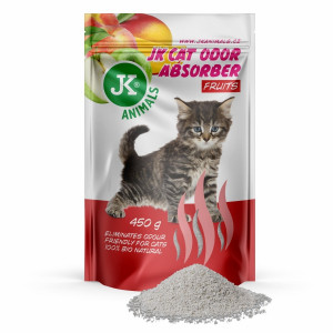 JK Absorber granulas kaķu tualetes dezinfekcijai un smaku likvidēšanai Fruits 450g