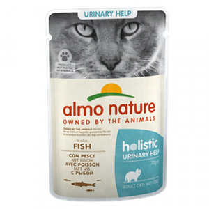 Almo Nature Cat Holistic Urinary Help Fish konservi kaķiem Zivis 70g