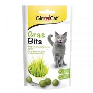 Gimcat Gras Bits gardums kaķiem ar dabīgu zāli 50g
