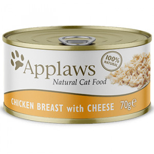 Applaws Cat Chicken Cheese konservi kaķiem Vista ar sieru buljonā 70g