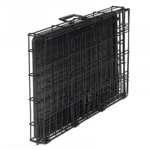 Dog Wire Black Metāla suņu būris ar 2 durvīm XXL 121x76x82 cm