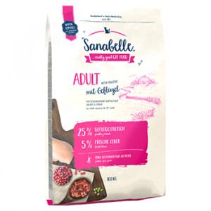 Sanabelle Adult POULTRY sausā barība kaķiem Mājputni 10kg