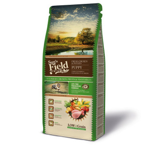 Sam's Field PUPPY Fresh Chicken Potato sausā barība kucēniem Vista 13kg