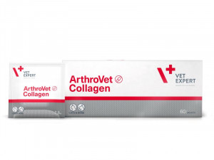 ArthroVet Collagen® papildbarība suņiem, kaķiem Kolagēns locītavu funkciju uzturēšanai PULV N60