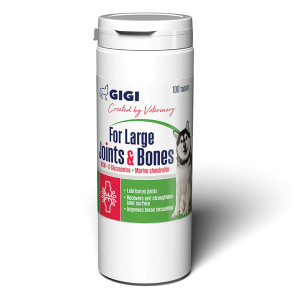 Gigi LARGE Joints & Bones papildbarība suņiem Glikozamīns, hondroitīns locītavu veselībai N100