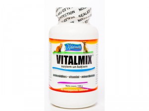 VITALMIX pilna spektra multivitamīnu, minerālvielu un proteīnu formula suņiem un kaķiem 45tab