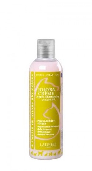 Ladybel Jojoba Creme mitrinošs kondicionieris suņiem spalvas mirdzumam 200ml