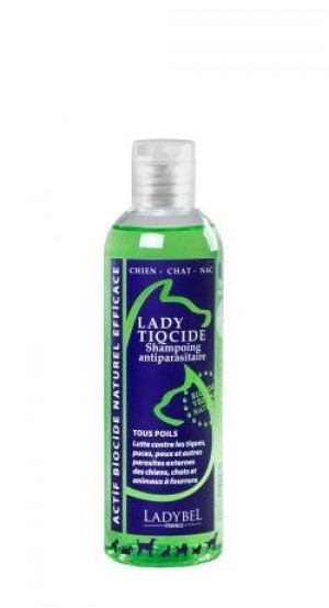 Ladybel Lady Tiqcide Shampoo  pretparazītu šampūns ar geraniolu 200ml