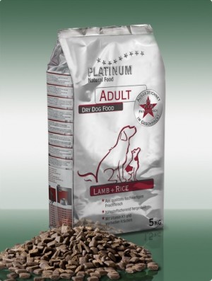Platinum Dog Adult Lamb & Rice sausā barība suņiem ar jēru 70% gaļa 5kg