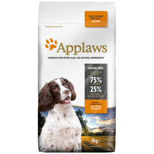 Applaws Dog GF Small Medium bezgraudu sausā suņu barība Vista 2kg
