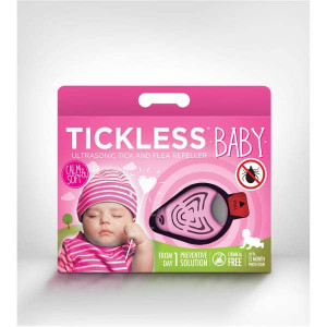 TICKLESS BABY PINK ultraskaņas ērču atbaidīšanas ierīce bērniem līdz 5 gadiem