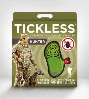 Tickless Hunter ultraskaņas repelenta ierīce ērču atbaidīšanai cilvēkiem, zaļā