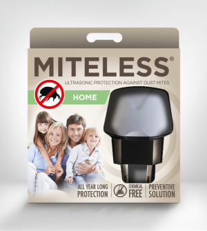 Tickless Miteless Home ultraskaņas repelenta ierīce telpām putekļu ērcītes atbaidīšanai