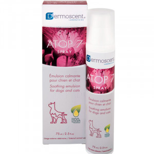 Dermoscent ATOP 7® Spray Kopšanas līdzeklis niezošai ādai suņiem un kaķiem 75ml