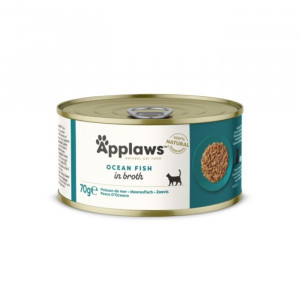 APPLAWS CAT OCEAN FISH kaķu konservi Okeāna zivis buljonā 70g