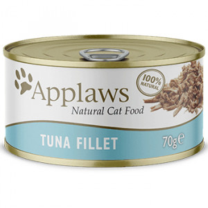 Applaws Cat Tuna Fillet kaķu konservi Tuncis buljonā 70g