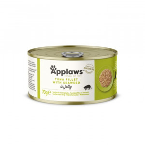 APPLAWS CAT TUNA SEAWEED JELLY konservi kaķiem Tuncis, jūras kāposti želējā 70g