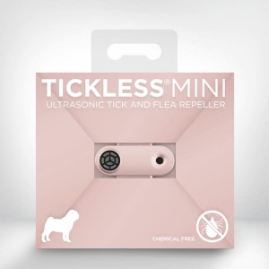 TICKLESS USB DOG MINI PINK uzlādējama ultraskaņas ierīce ērču atbaidīšanai suņiem