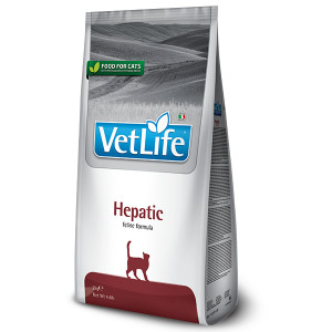 Vet Life Cat Hepatic sausā kaķu barība Hroniska aknu mazspēja 2kg