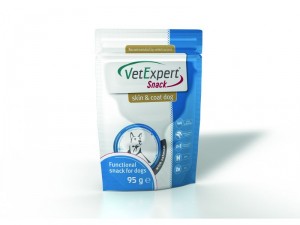 VetExpert Snack Skin&Coat Dog suņu gardums veselīgai ādai un spalvai 95g