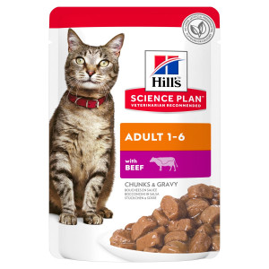 Hills Cat Beef konservi kaķiem Liellops 85g