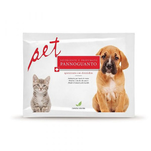 PET Salvete cimds ar hlorheksidīnu suņiem un kaķiem spalvas kopšanai 1gb