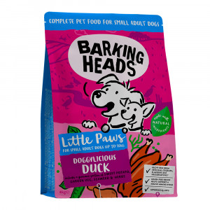 Barking Heads Little Paws Duck sausa barība suņiem Pīle 4kg