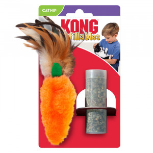 KONG CAT CARROT FEATHER TOP Kaķu rotaļlieta