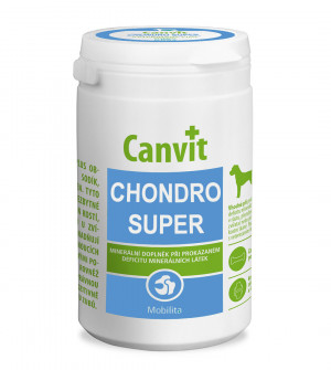 Canvit Chondro Super papildbarība suņiem locītavam Hondroitīns, glikozamīns, hialuronskābe, MSM 230g 80tab