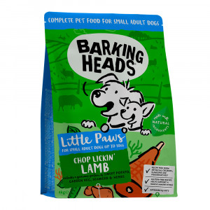 Barking Heads Little Paws Lamb sausa barība suņiem Jērs 4kg