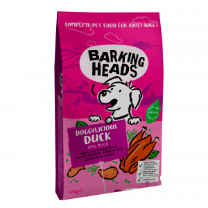 Barking Heads Doggylicious Duck sausa barība suņiem Pīle 12kg