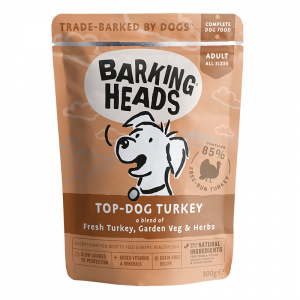 Barking Heads Top Dog konservi suņiem Tītars 300g