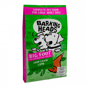 Barking Heads Big Foot Lamb sausa barība suņiem Jērs 12kg