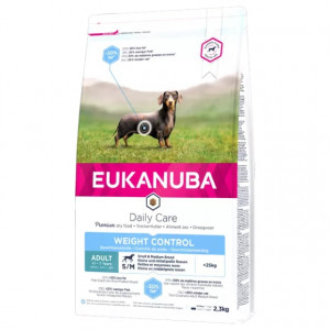 Eukanuba Dog Adult Small Medium Light sausā barība suņiem Vista 15kg
