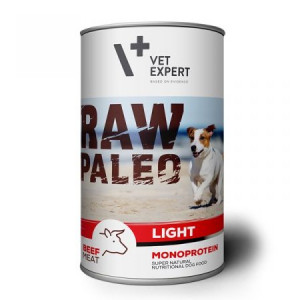 Raw Paleo Monoprotein LIGHT suņu konservi Liellops 400g