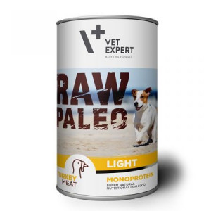 Raw Paleo Monoprotein LIGHT suņu konservi Tītars 400g