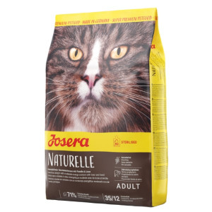 Josera Naturelle Sterilised bezgraudu sausā barība sterilizētiem kaķiem 10kg