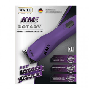 Wahl KM5 Ergonomic suņu divātrumu profesionāla cerpjamā mašīnīte