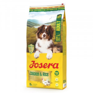 JOSERA CHICKEN & RICE ALL sausā barība suņiem Vista 12.5kg