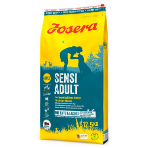 Josera Sensi Adult sausā barība suņiem ar jutīgu gremošanas sistēmu Pīle, lasis 12.5kg