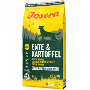 JOSERA DUCK POTATO bezgraudu sausā barība suņiem Pīle, kartupeļi 12.5kg