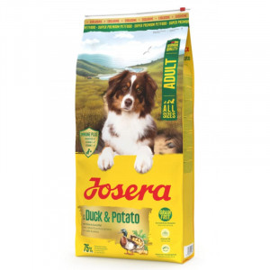 JOSERA DUCK POTATO bezgraudu sausā barība suņiem Pīle, kartupeļi 12.5kg