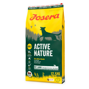 Josera Active Nature sausā barība aktīviem suņiem Putnu gaļa, jērs 12.5kg