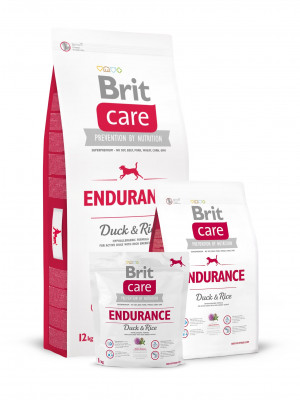 Brit Care Endurance sausā barība aktīviem suņiem Pīle, rīsi 3kg