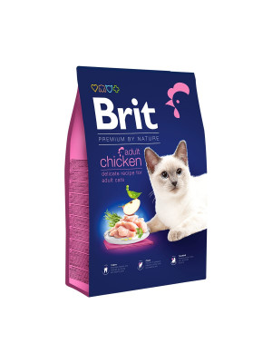 Brit Premium Cat Adult Chicken sausā barība pieaugušiem kaķiem Vista 1.5kg