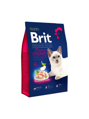 Brit Premium Cat Sterilized sausā barība sterilizētiem kaķiem Vista 1.5kg