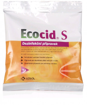 Ecocid spēcīgs dezinfekcijas līdzeklis pret baktērijām, sēnītēm un vīrusiem 50g