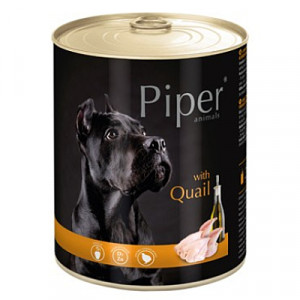 Piper Quail konservi suņiem Paipala gaļa 800g