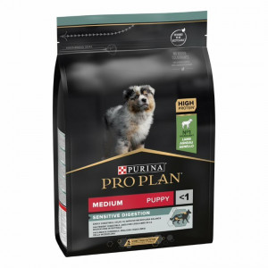 Pro Plan PUPPY Medium Sensitive Digestion sausā kucēnu barība Jērs 3kg